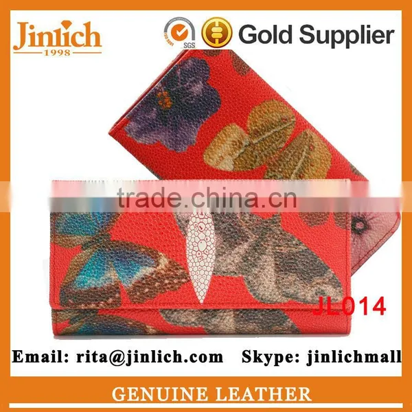 High Quality Closure Bag Lady Use Women Money Print Wallet