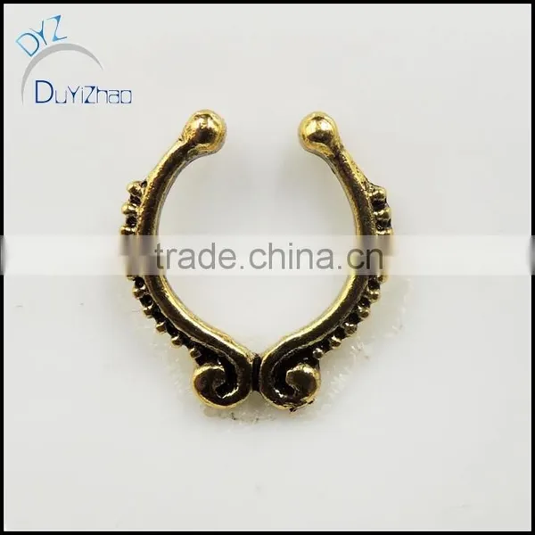 Fashion Hot Sale Simple Septum Clicker Nose Rings photo-2