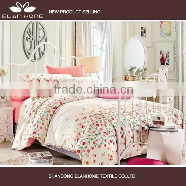 100% Cotton 128*68 40s*40s Pigment Printting Luxury Bed Sheet With Zipper photo-3