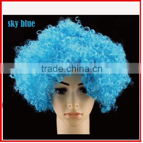 Directly Supplier Fans Crazy Wig,color Wigs,promotional Rainbow Wig photo-5