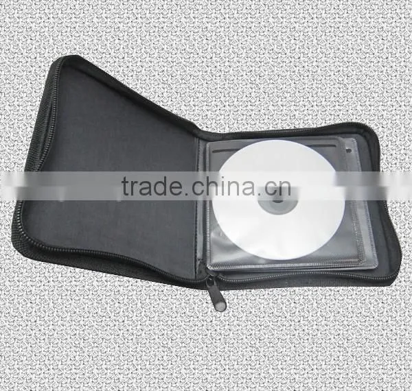 Handmade cd Carrying Case,leather Cover,zipper photo-4