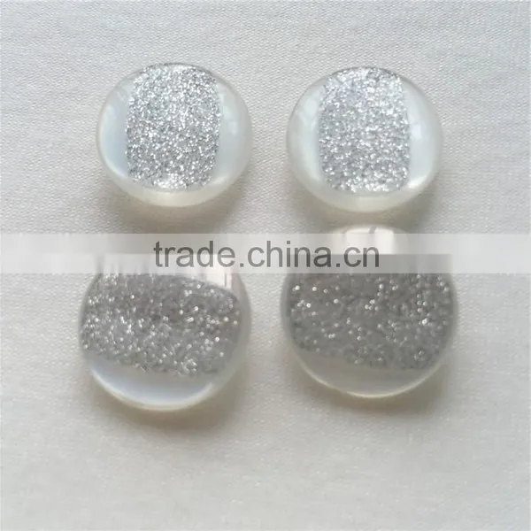 New Styles Fashionable Custom Popular Resinic Button ,glitter Button photo-3