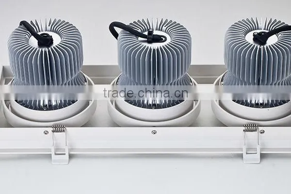 Top Grade COB LED Chip With High Luminums Efficiency and High CRI 3x45w Square Led Grille Light photo-3