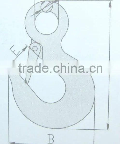 European type security hook(type A)