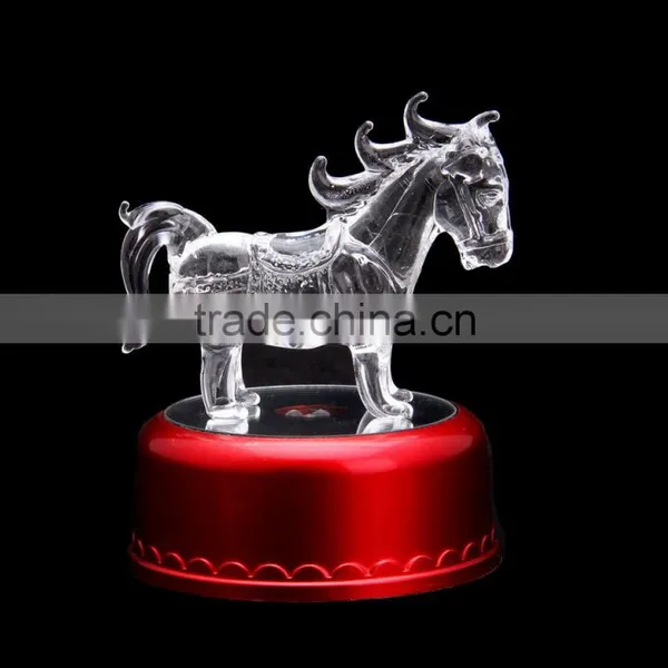 New Custom Design Horse Figurine Make Glass Figurines for Home Decration photo-5