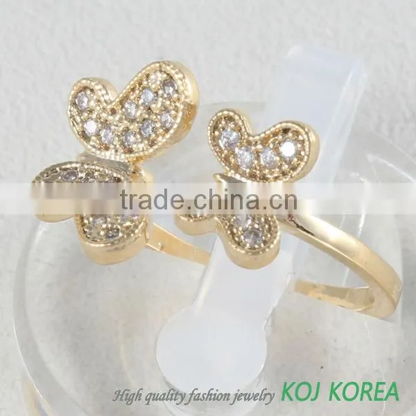 Butterfly Ring Design, 2014 Wholesale New Arrival Unique Fashion Ring, Costume Jewelry, High Quality Accessory in Korea