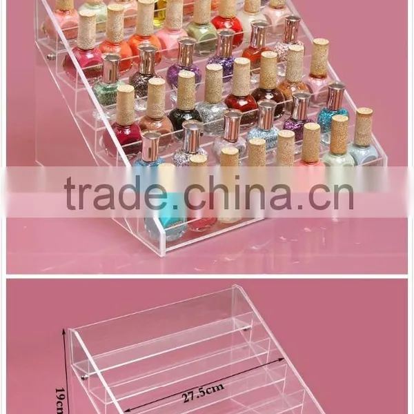 Acrylic Clear Nail Polish Storage Box Plastic Display Box for Nail Polish photo-3