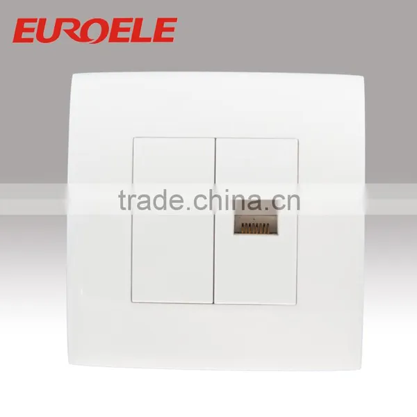 E-19 Europe One Gang Data Socket