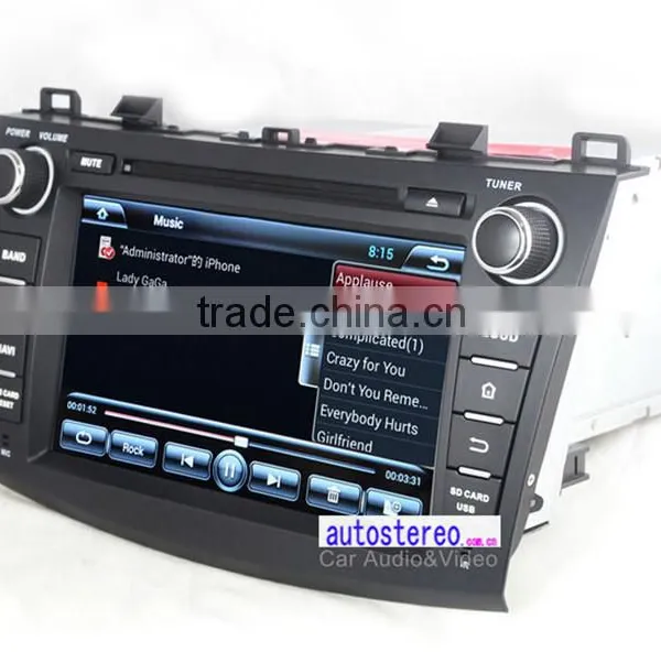 Autostereo Android Car MP3 Player for Mazda3 Car DVD GPS Navigation Central Multimedia Satnav BT PIP Ipod MP3 Player photo-3