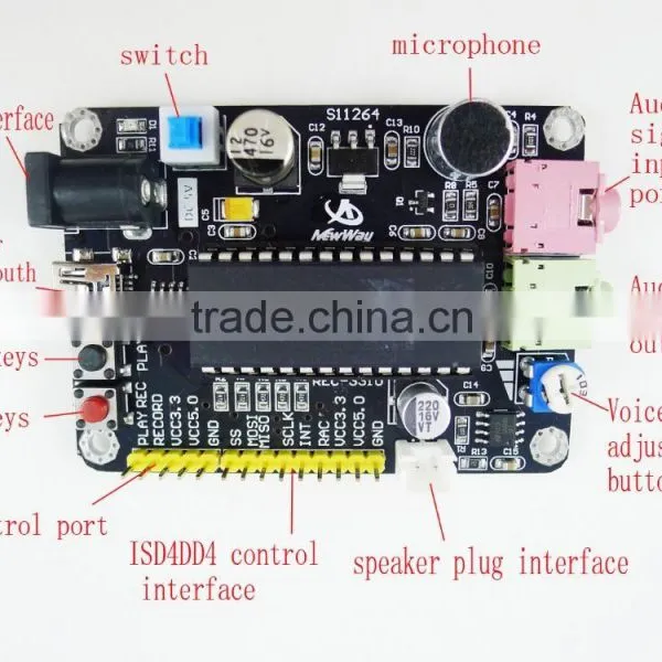 ISD4004 Speech Module Voice Module Development Kit NewWay Third Version photo-3