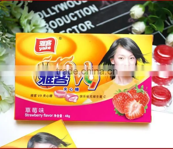 48g V9 Center Filled Hard Candy Confectionery photo-2