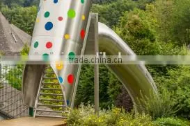 Coutry House Playground Stainless Steel Slides/playground Slide photo-3