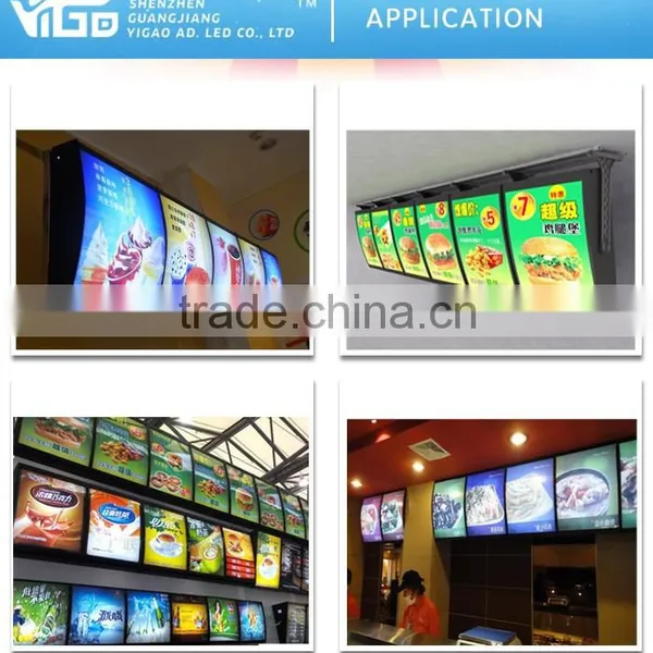 Slim Restaurant Menu Order Light Box From China Factory photo-2
