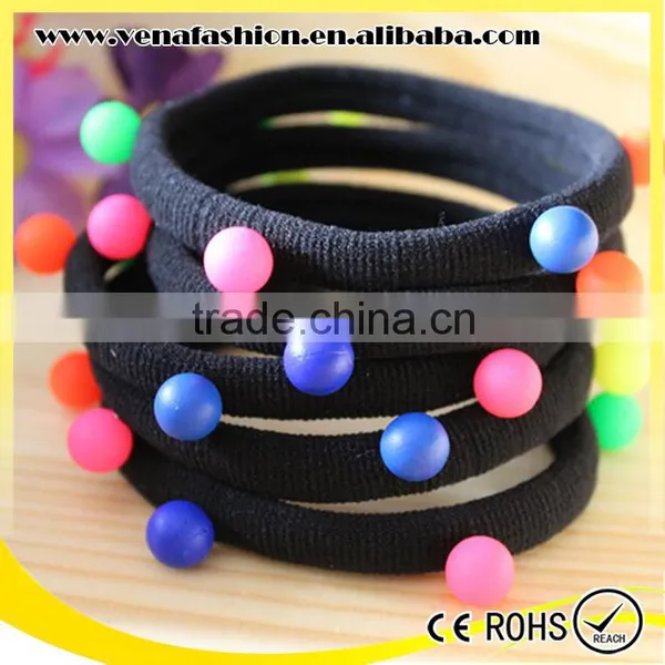 Pearls Elastic Band Hair Ring, Hair Ponytai Rings photo-5
