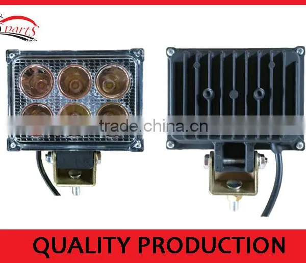 5 Inch Square 6led Round Universal Work Lamp