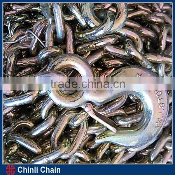 G70 Binder Chain With Clevis Grab Hook, Banding Lashing Chain photo-2