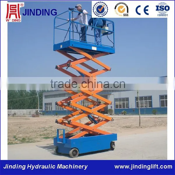 JCPT Series CE Proved Self Propelled Fully Automatic Electric Scissor Lift With 6-10m Height