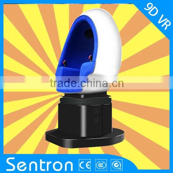 2016 Triple Interactive Virtual Reality Electric 1/3 Seats 360 Degree 9d Egg VR Cinema Simulator photo-4