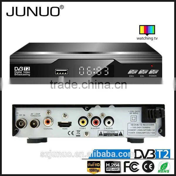 JUNUO Manufacture OEM Quality Full HD Strong Signal Tuner Mstar 7t01 Dvb t2 Digital tv Decoder Set Top Box Tanzania photo-6