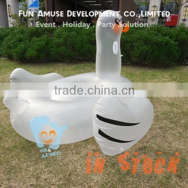Factory Price PVC Swimming Pool Float Inflatable Swan in Stock photo-4