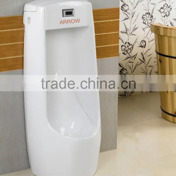 Big Size White Bathroom Modern Hotel Sensor Tall Stall Urinal photo-2