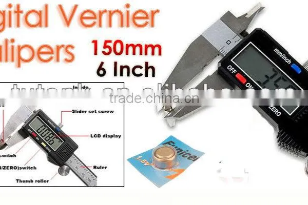 LCD Display Electronic Micrometer Digital Vernier Caliper Gauge Measurm