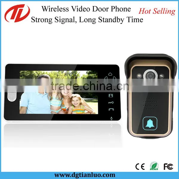 1 Camera 1 Monitor Video Wireless Doorbell With Camera Intercom