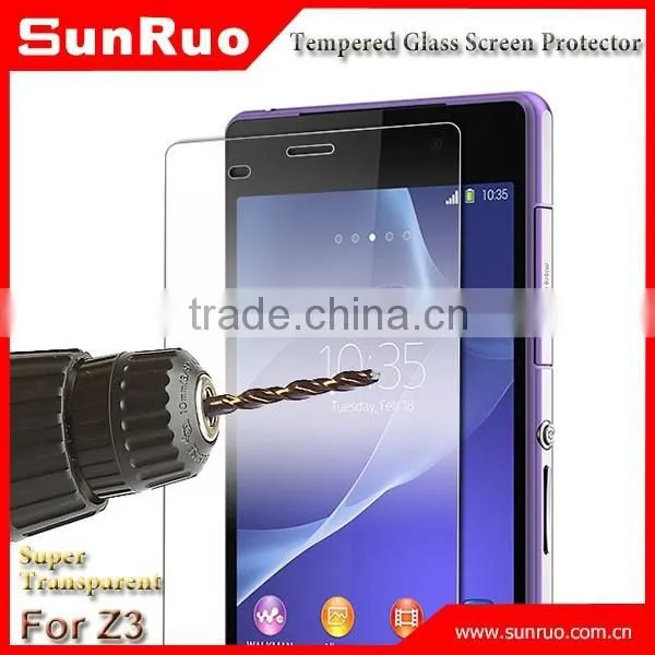 For Sony Xperia z3 Tempered Glass Screen Protector , 0.3mm Screen Protector for z3 photo-5