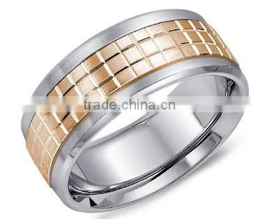 Classic Style Titanium Ring Hammer Surface Cobalt Men Ring Jewelry Factory Price photo-6
