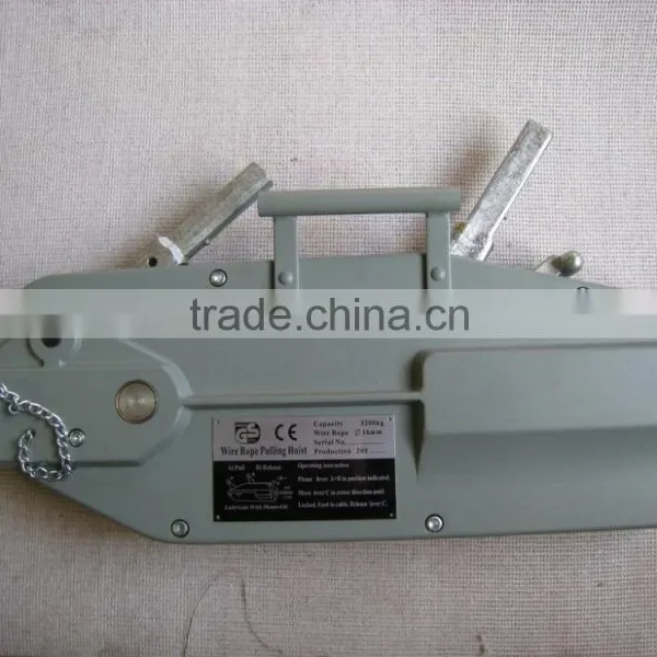 Portable 1.6 Ton Aluminium Alloy Wire Rope Pulling Hoist photo-5
