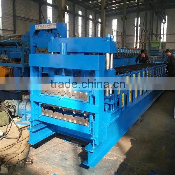 Double Deck Metal Roof Roll Forming Machinery photo-6