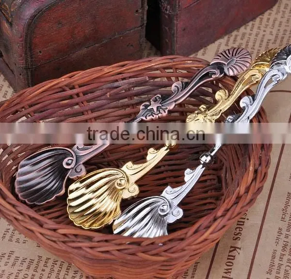 creative gold and silver coffee spoon