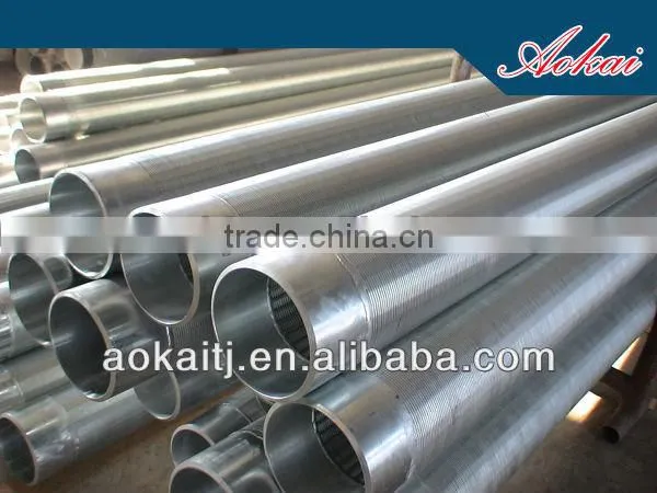 continuous slot well casing screen pipe