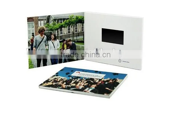 High Quality 2.4/ 2.8/4.3/5.0/7.0/10.1video Book/video Brochure /video Catalogue /lcd Video Wedding Invitation Card photo-5