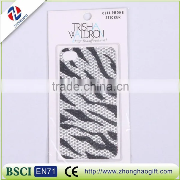 Color Gradient Crystal Strass Cell Phone Sticker photo-4