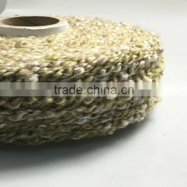 Acrylic Fibers Polyeter Color Yarn Spinning Pot-bellied Fancy Kintting Yarn photo-2