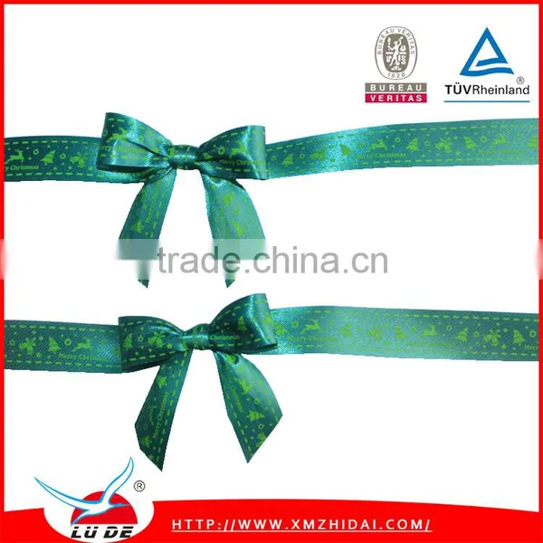 Gift Packing Use Printed Ribbon Bows With Back Ribbon photo-6