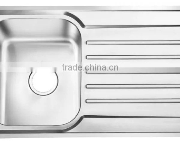 Yacht,Boat,Train and Public Mobile Toilet Used Stainless Steel Washing Basin Kitchen Sink With Drain Board GR-Y860