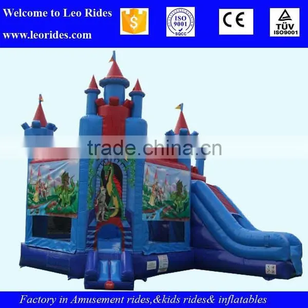 2016 New Inflatable Bouncer Combo,Inflatable Brave Knight Combo photo-2