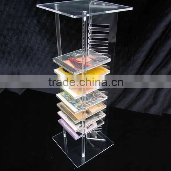 Acrylic Book/ Magazine /brochure Display Rack/case photo-2