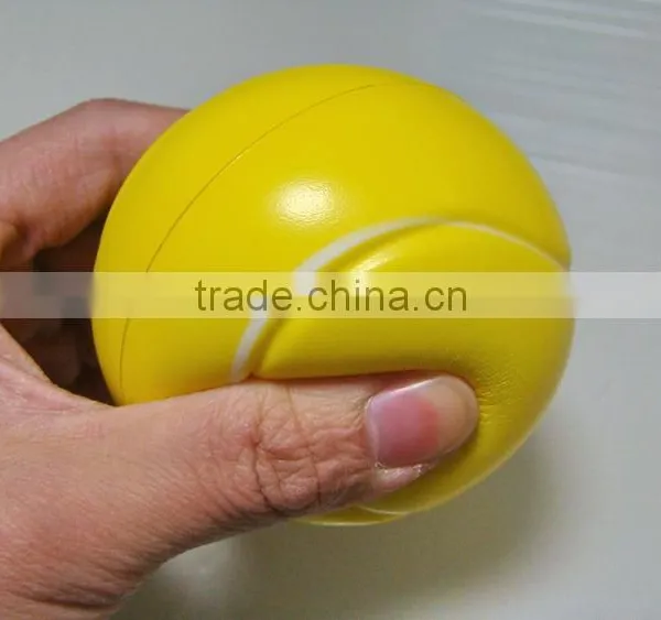 6.3cm PU Foam Stress Foam Toy Soccer Balls Sponge Neon Color Rubber Balls photo-5