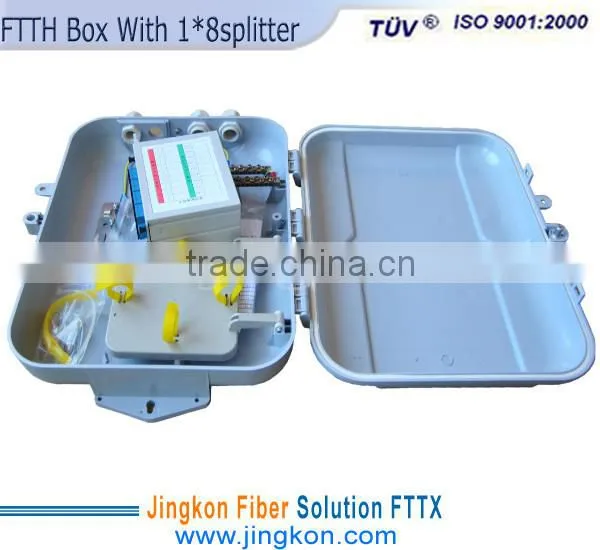 Outdoor Fiber Optic Terminal Box,Distribution Box,splitter Box;FTTH Box WIth 1*8 Splitter photo-3