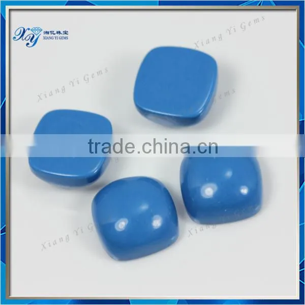 Xiang Yi Brand Rough Turquoise Stone 8x8mm Square Turquoise Stone Factory Price Bulk Turquoise Stone