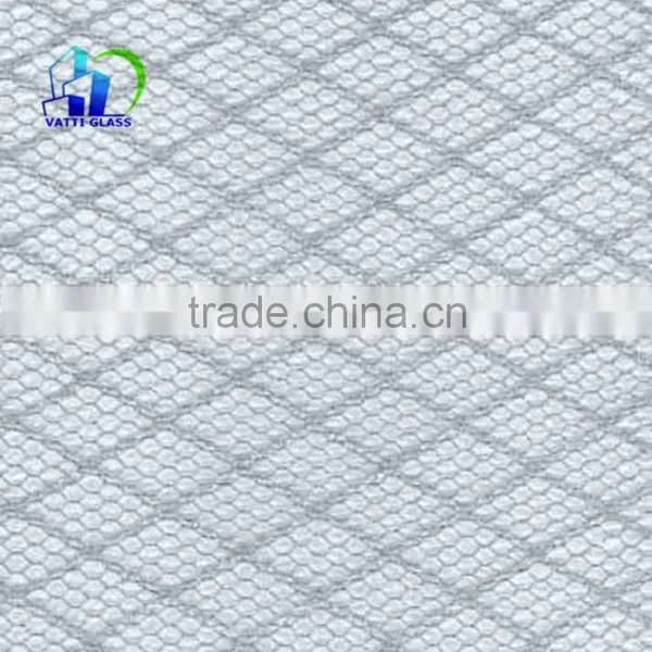 Building Glass Decorative Glass 6mm 6.5mm Clear Wired Glass With CE CCC photo-3