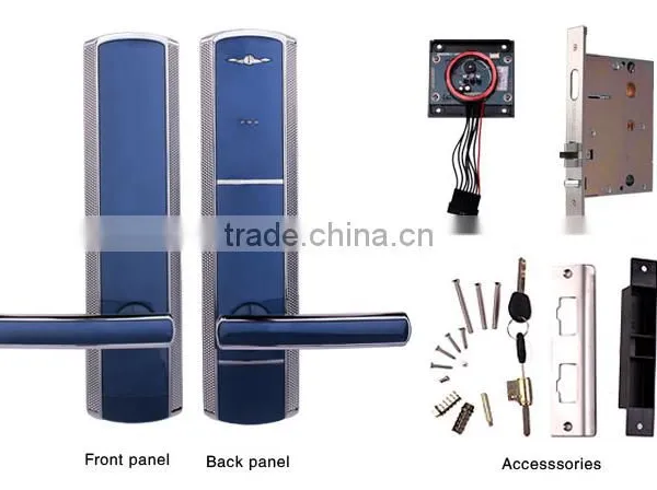 Security Electronic Lock for Hotel Door Access Control System,intelligent Rfid Hotel Lock Factory photo-2