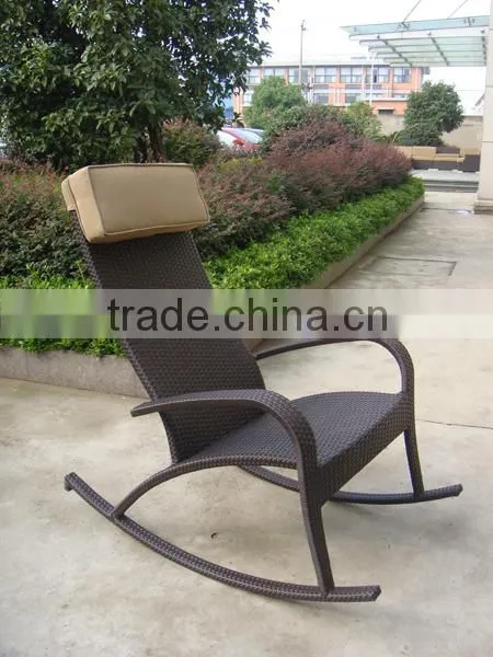 Garden Rattan Rocking Chair For Sale photo-2