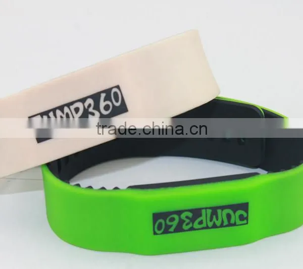 2016 NTAG NFC Wristbands With Your Logo Printed photo-2