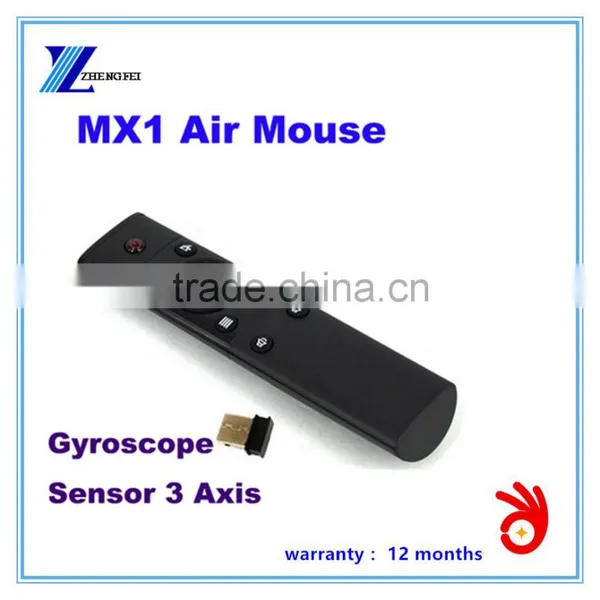 Gyro 3d wireless air mouse control 2.4G Air Mouse MX1 for Android TV Box / 3D