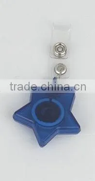 Manufacture Color Star Shape Badge Clip
