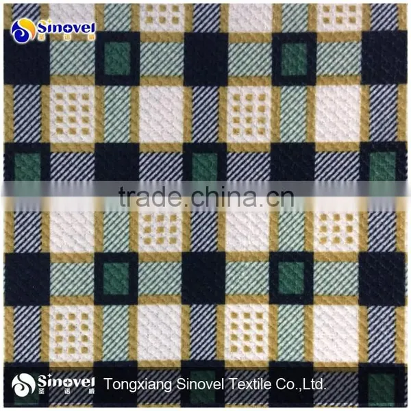 100% Polyester Burnout Suits Fabric/Burn Out Design 1 mm Jacket Fabric photo-2
